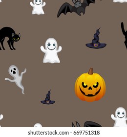 Vector pattern texture theme for halloween