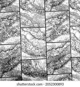 Vector pattern, texture for your game or background: Floor tiles, detailed