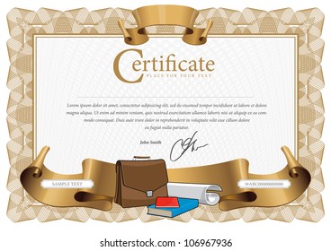 Vector pattern that is used in currency and diplomas