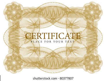 Vector pattern that is used in currency and diplomas