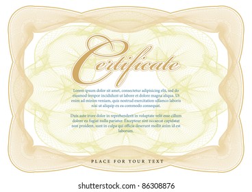 Vector pattern that is used in currency and diplomas