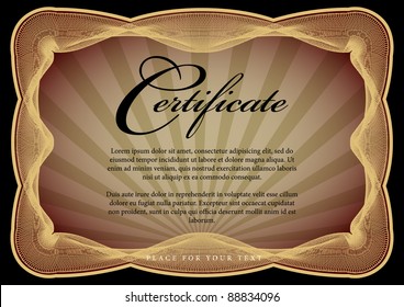 Vector pattern that is used in currency and diplomas