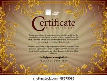 Vector pattern that is used in currency and diplomas