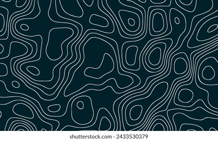Vector pattern topographic map. Very suitable for mapping needs, background design, geology, geography, and so on.