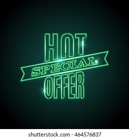 vector pattern of trade decrease insignia in green neon design classical nightfall isolated unique black background scene nocturnal sign depot contract blue glowing green fancy lighting vintage excell