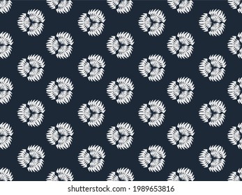 vector pattern traditional fabric pattern design Mole pattern vector background image on black background.