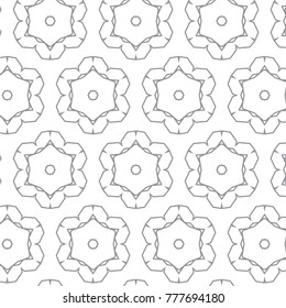 Vector pattern in trendy geometric style
