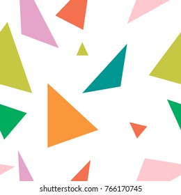 vector pattern with triangles