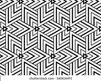 vector pattern Triangles overlapping
