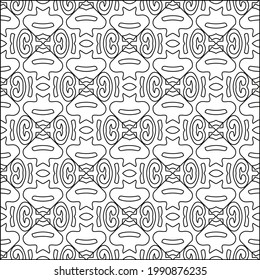  vector pattern with triangular elements. Geometric ornament for wallpapers and backgrounds. Black and white pattern. 