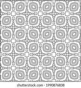  vector pattern with triangular elements. Geometric ornament for wallpapers and backgrounds. Black and white pattern. 