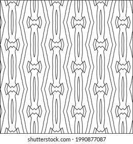  vector pattern with triangular elements. Geometric ornament for wallpapers and backgrounds. Black and white pattern. 