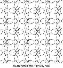  vector pattern with triangular elements. Geometric ornament for wallpapers and backgrounds. Black and white pattern. 