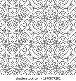  vector pattern with triangular elements. Geometric ornament for wallpapers and backgrounds. Black and white pattern. 