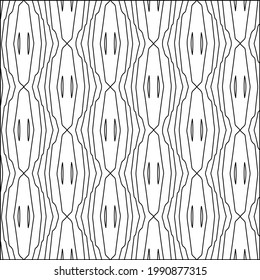 vector pattern with triangular elements. Geometric ornament for wallpapers and backgrounds. Black and white pattern. 