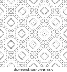  vector pattern with triangular elements. Geometric ornament for wallpapers and backgrounds. Black and white pattern. 