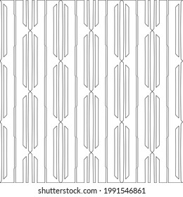  vector pattern with triangular elements. Geometric ornament for wallpapers and backgrounds. Black and white pattern. 