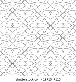  vector pattern with triangular elements. Geometric ornament for wallpapers and backgrounds. Black and white pattern. 