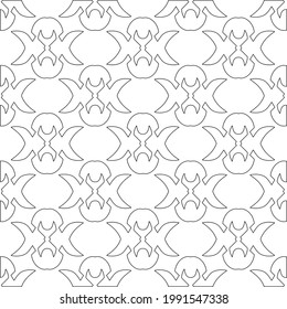  vector pattern with triangular elements. Geometric ornament for wallpapers and backgrounds. Black and white pattern. 