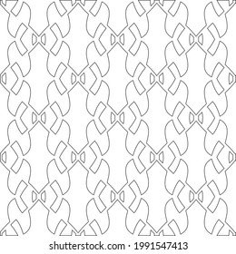  vector pattern with triangular elements. Geometric ornament for wallpapers and backgrounds. Black and white pattern. 