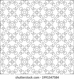  vector pattern with triangular elements. Geometric ornament for wallpapers and backgrounds. Black and white pattern. 