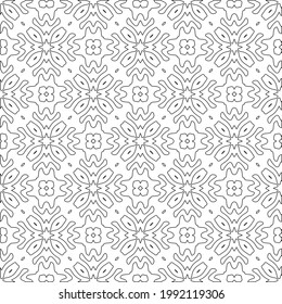  vector pattern with triangular elements. Geometric ornament for wallpapers and backgrounds. Black and white pattern. 