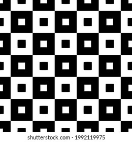  vector pattern with triangular elements. Geometric ornament for wallpapers and backgrounds. Black and white pattern. 