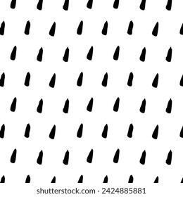 A vector pattern with triangular hand-drawn brushstrokes arranged on a symmetrical grid. Versatile for wrapping paper, banners, cards, textiles, posters, wedding invitations, textiles, prints