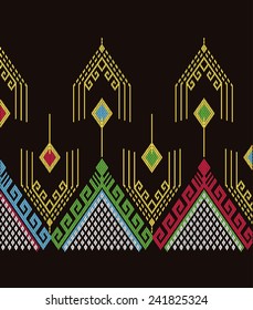 Vector pattern tribal ethnic.Abstract beautiful background.