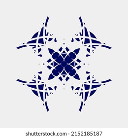 vector pattern unique, nice, combination, cross, contour, flower, mandala, exotic, decoration