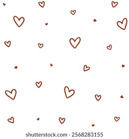 Vector pattern for Valentine's Day.