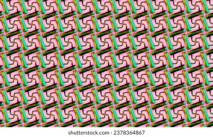 The vector pattern is versatile and adaptable, offering endless possibilities for application in various creative endeavors. Whether used for textiles, wallpapers, digital backgrounds, or as an artist