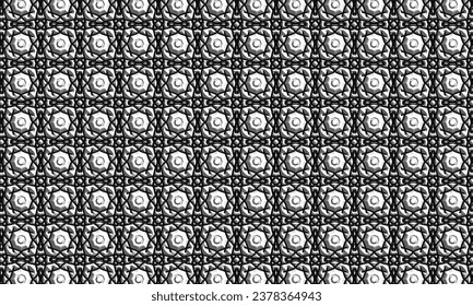 The vector pattern is versatile and adaptable, offering endless possibilities for application in various creative endeavors. Whether used for textiles, wallpapers, digital backgrounds, or as an artist