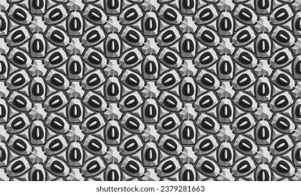 The vector pattern is versatile and adaptable, offering endless possibilities for application in various creative endeavors. Whether used for textiles, wallpapers, digital backgrounds, or as an artist