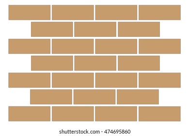 Vector pattern. Vintage stylish texture. Repeating rectangular background with flaxen color