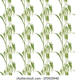 Vector pattern with watercolor branches for your design