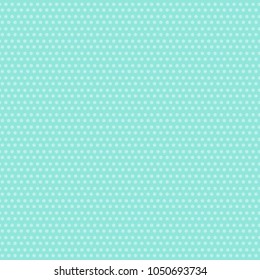 Vector pattern with white circles, polka dots on light blue background. Simple minimalistic illustration. Beautiful tile, wrapping, textile, postcard, wallpaper design. 