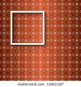 vector pattern and white frame