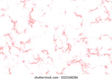 Vector pattern. White marble texture with rose gold. Holiday background. Trendy template for design, party, invitation, web, banner, birthday, wedding card.