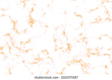 Vector pattern. White marble texture with rose gold. Holiday background. Trendy template for design, party, invitation, web, banner, birthday, wedding card.
