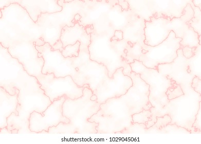 Vector pattern. White marble texture with rose gold. Holiday background. Trendy template for design, party, invitation, web, banner, birthday, wedding card.