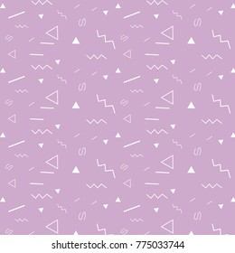 Vector pattern and white   pink  Form triangle  line  Hipster fashion