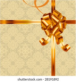 Vector pattern without seam and bow