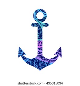 Vector patterned anchor