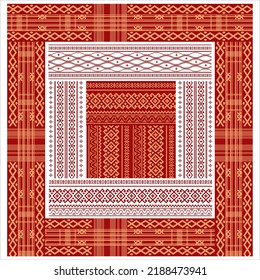 vector of patterned bandana, good for design reference