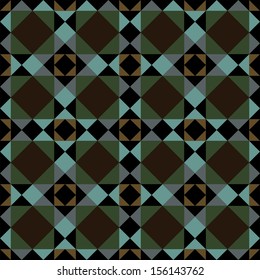 Vector patterned tiles.Ornament card