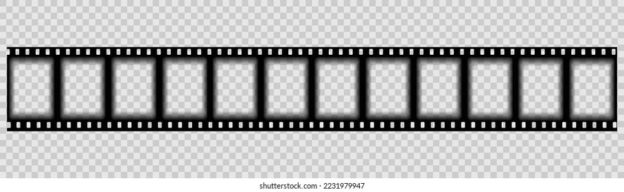 Vector patterns of cinema strips. A photo, a movie, or a negative of a movie