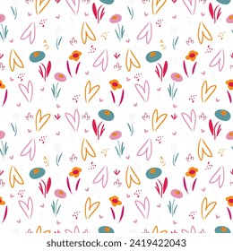 patrones vectoriales con flores coloridas. Fondo de verano o primavera