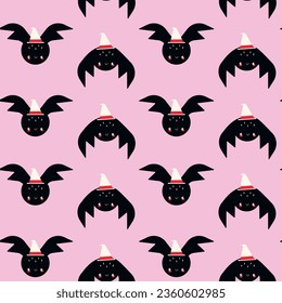 vector patterns with cute bats . Happy Halloween . Great for wallpaper, backgrounds, packaging, fabric, scrapbook