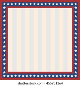 Vector  patterns with stars  Ornamental Design American Flag style